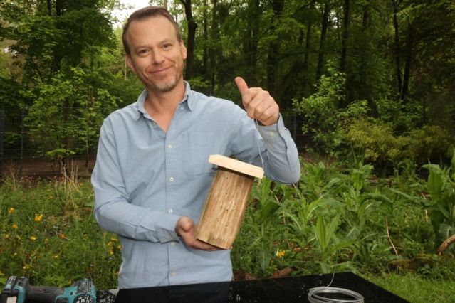 Holz-Wildbienen-Haus
